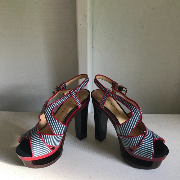 Gianni Bini “Elise” Cutout Platform Heels - Picture 10 of 13